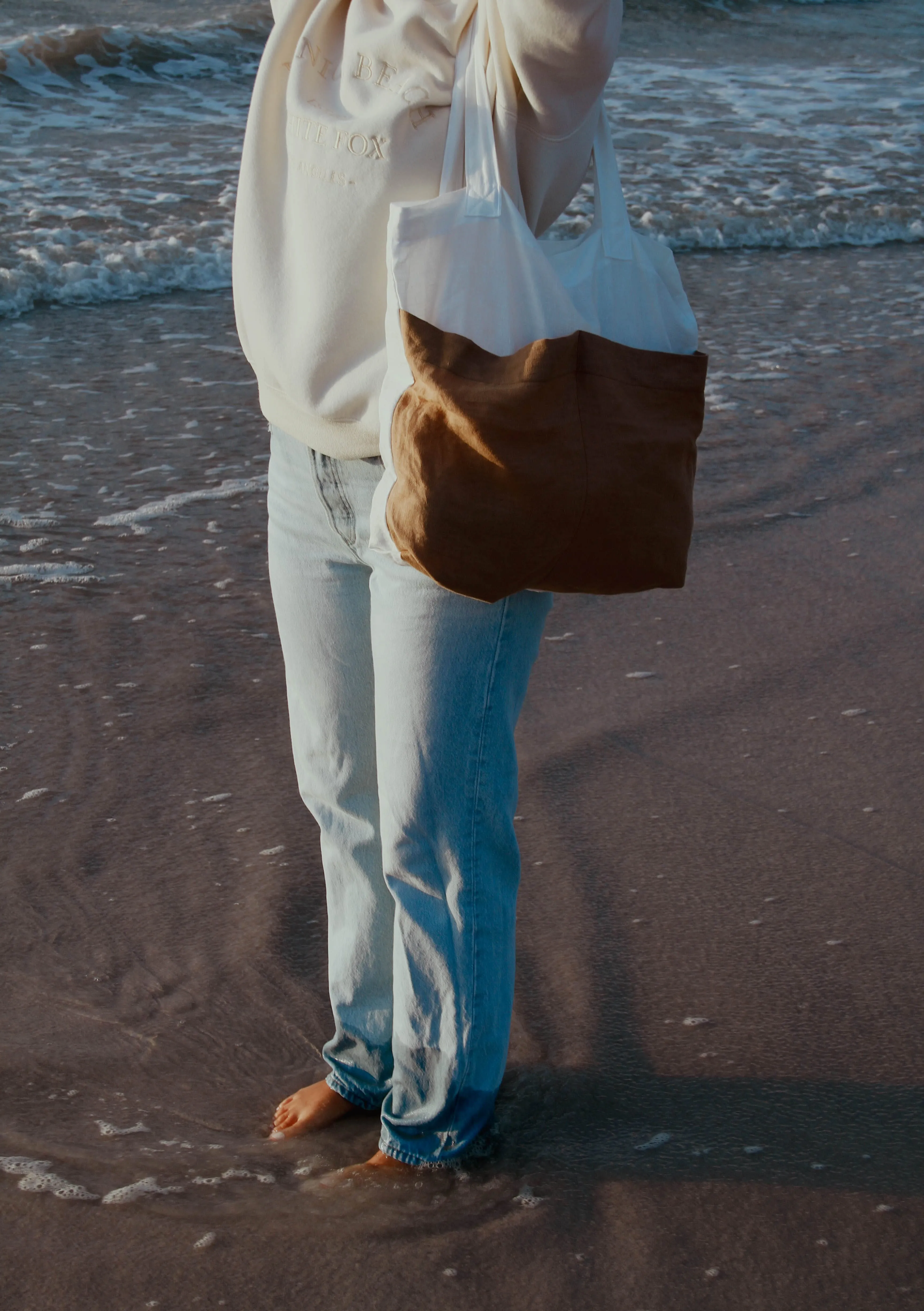 Linen Market Tote Bag