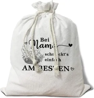 Linen Reusable Bread Bag for Homemade Sourdough Bread - 15.511.8, Perfect Baking & Birthday Gifts for Mom & Grandma