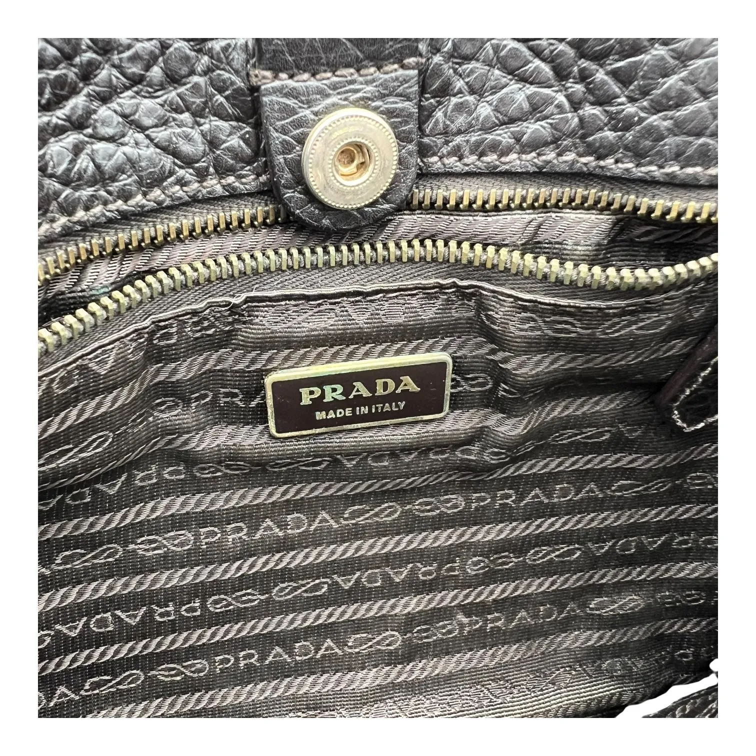 Logo Multi-colour Top Handle Bag in Canvas, Gold hardware