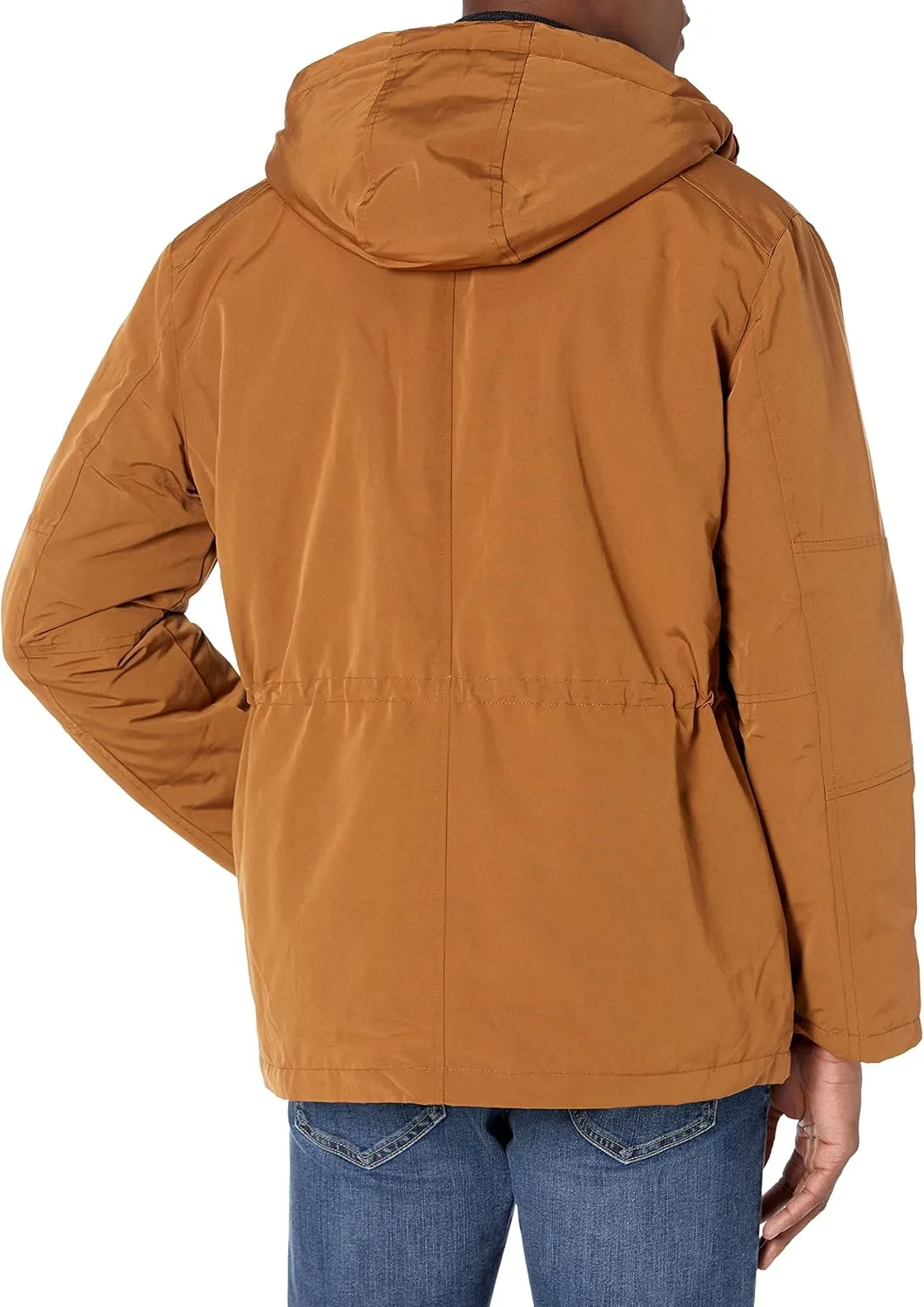 LONDON FOG Men's Faux Sherpa Lined Parka