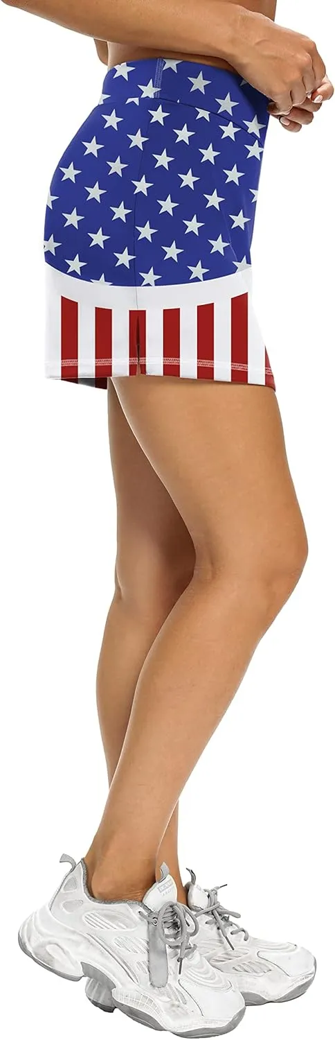 LouKeith Tennis Skirts for Women Golf Athletic Activewear Skorts Mini Summer Workout Running Shorts with Pockets