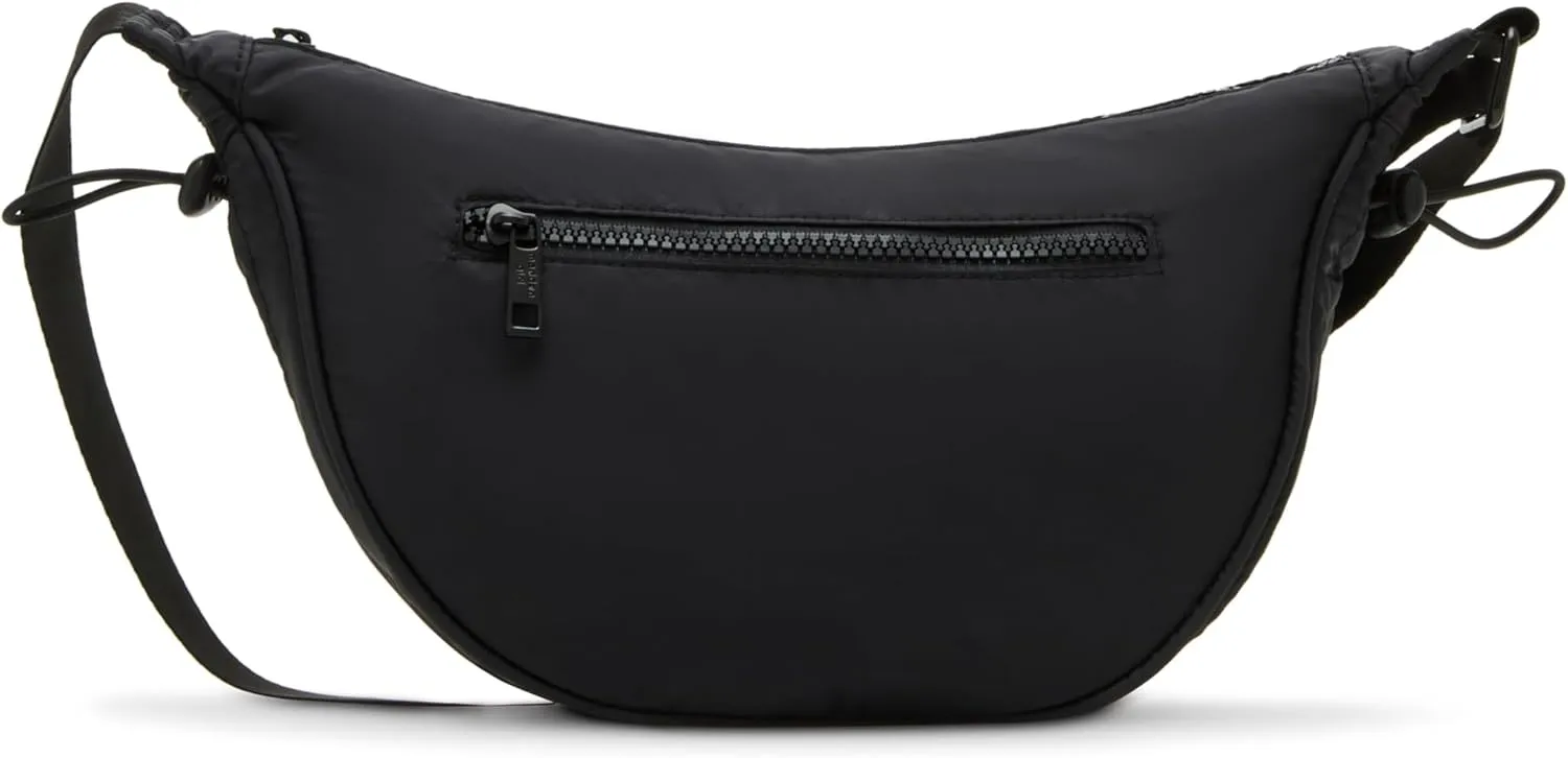 Madden Girl Barely Nylon Cresent Hobo Bag