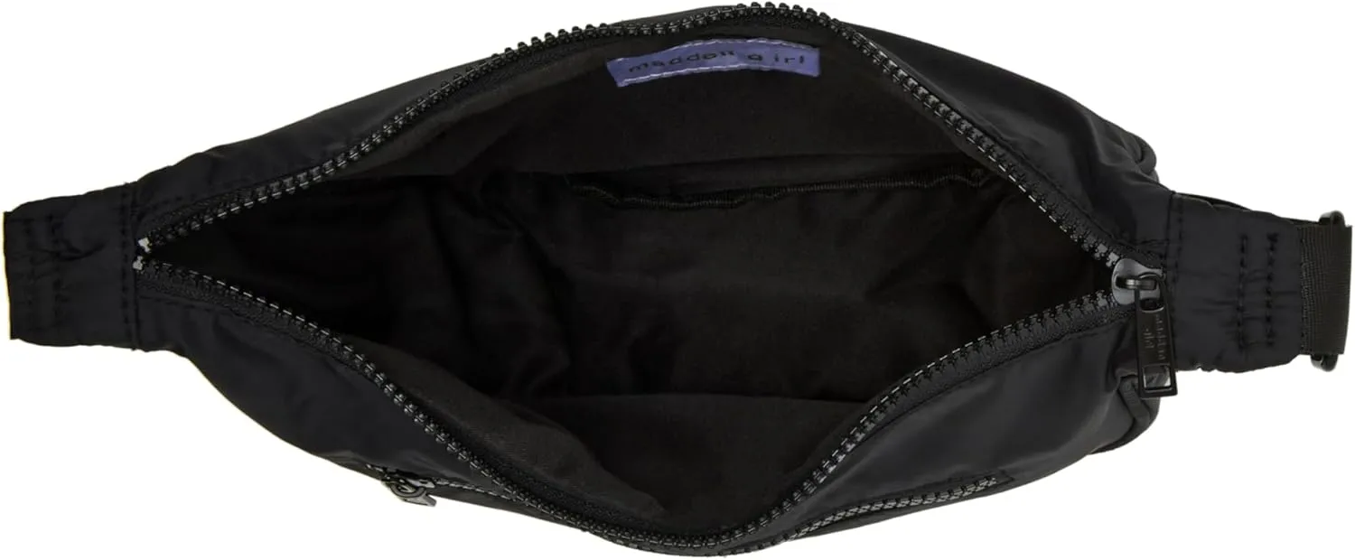 Madden Girl Barely Nylon Cresent Hobo Bag