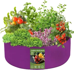 Maius Potato Grow Bag, 15/50/100 Gallon Grow Bag Raised Garden Bed Bag Round Breathable Planting Grow Container for Potato Tomato Carrot