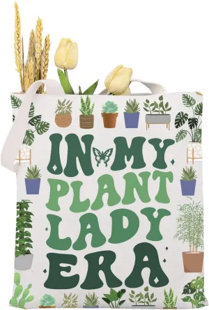 MAOFAED My One More Plant Era Tote Bag - Crazy Plant Lady & Mama Gift