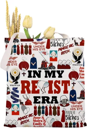 MAOFAED TV Show Inspired Tote Bag, Praise Be Bitches, Feminism Gift, Under His Eye, Blessed Be The Fruit