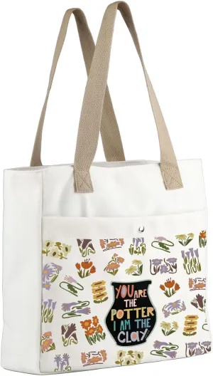 MBMSO Pottery Tote Isaiah 64:8 Pottery Artist Gift for Ceramic Lover You Are the Potter I Am the Clay Gift for Pottery Makers