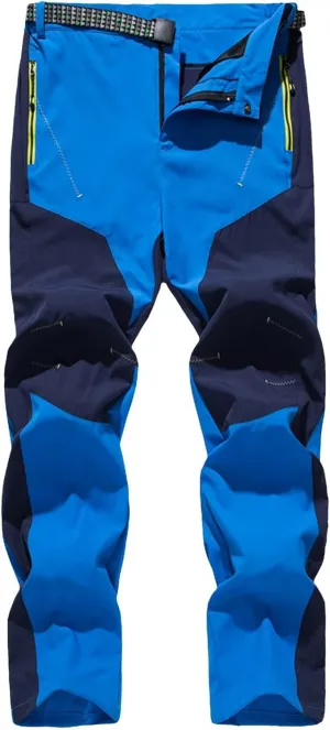 Men Outdoor Sports Pants Fashion Waterproof Hiking Running Pants Workout Athletic Sweatpants with Pockets Mens Cargos