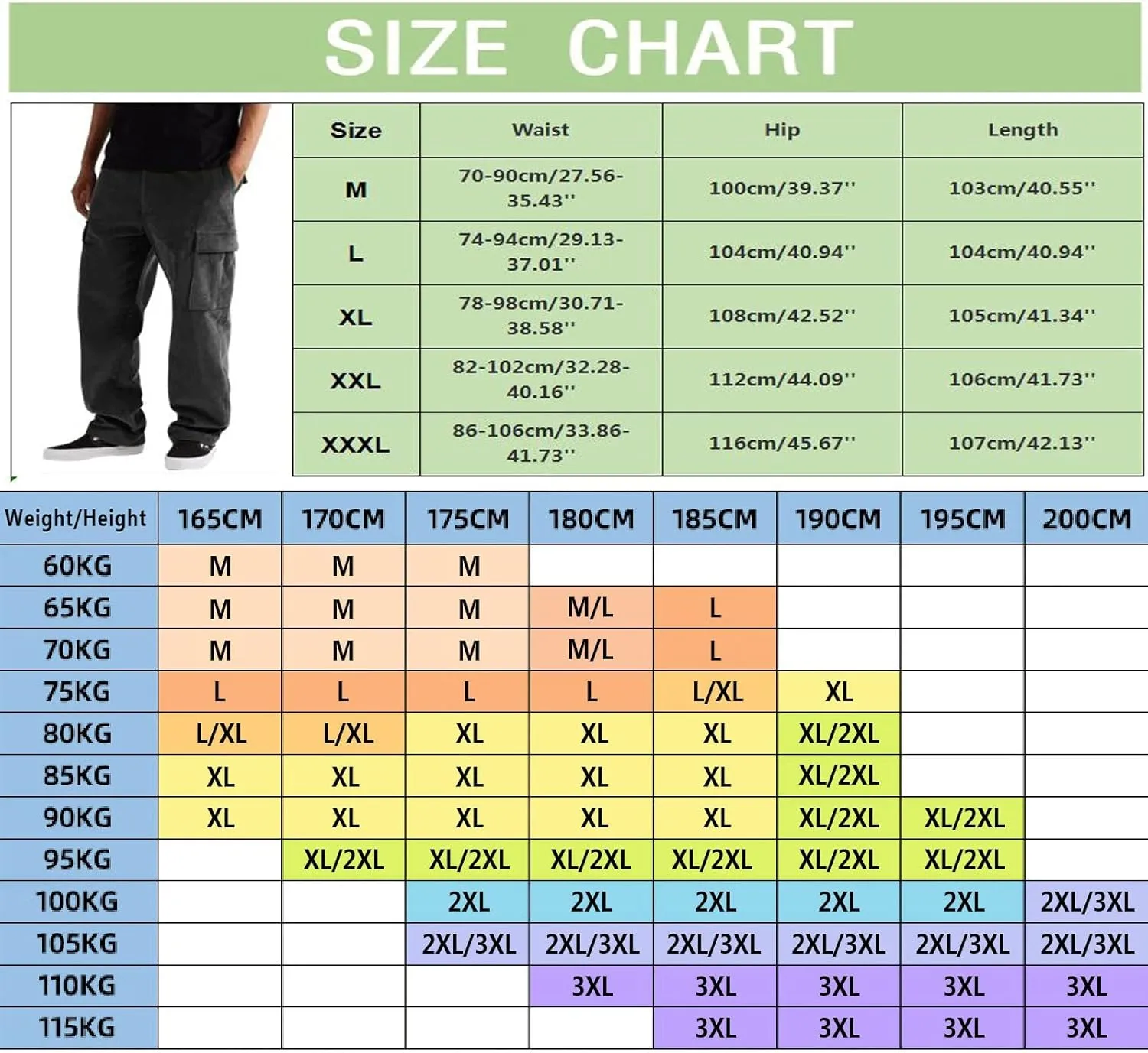 Men's Athletic Joggers Casual Gym Sweatpants Relaxed Fit Workout Running Track Pants with Pockets Mens Cargo Pants