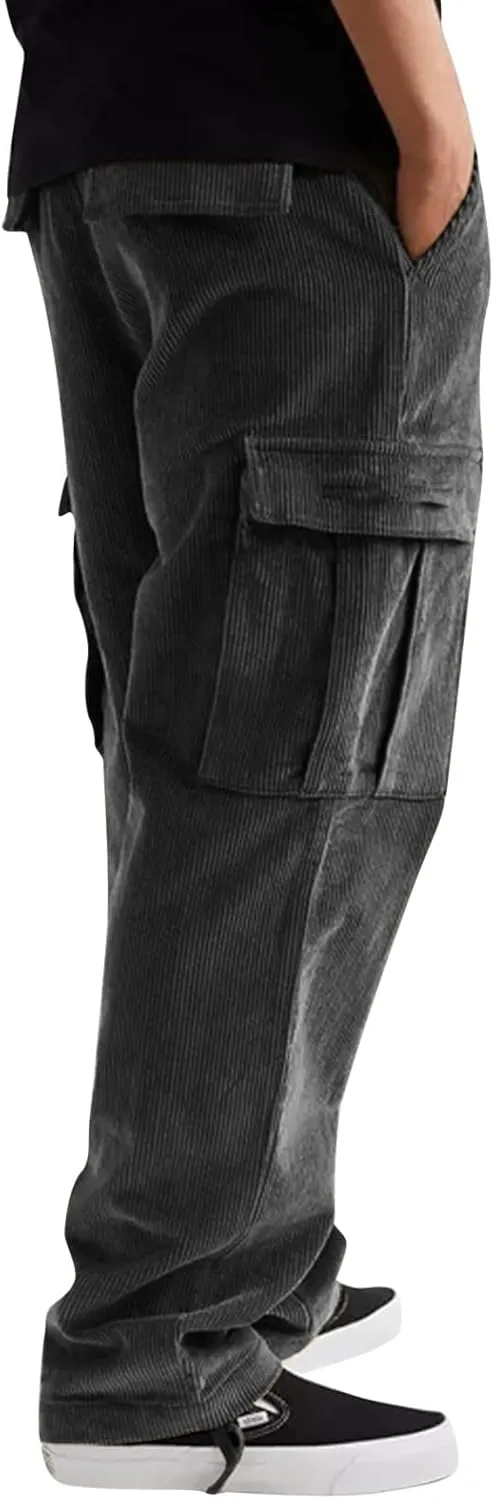 Men's Athletic Joggers Casual Gym Sweatpants Relaxed Fit Workout Running Track Pants with Pockets Mens Cargo Pants