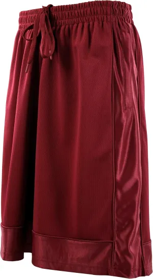 Mens Basketball Training Shorts with 3 Zippered Pockets
