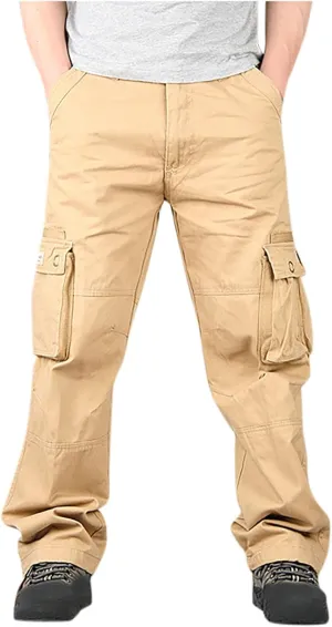 Mens Cargo Pants Outdoor Hiking Pants Men Casual Lightweight Joggers Work Pants Military Pants with Multi-Pocket