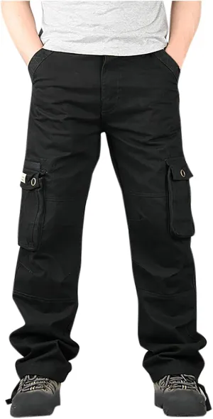 Mens Cargo Pants Outdoor Hiking Pants Men Casual Lightweight Joggers Work Pants Military Pants with Multi-Pocket