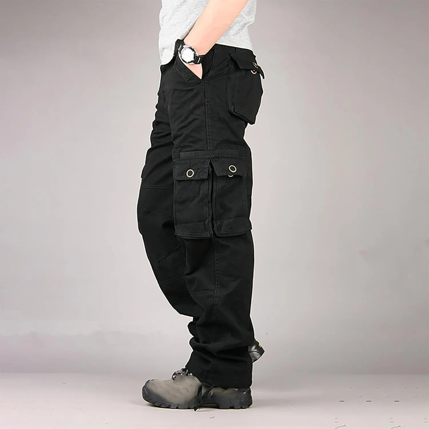 Mens Cargo Pants Outdoor Hiking Pants Men Casual Lightweight Joggers Work Pants Military Pants with Multi-Pocket