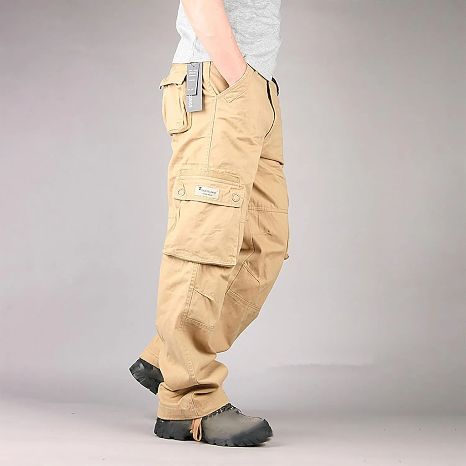 Mens Cargo Pants Outdoor Hiking Pants Men Casual Lightweight Joggers Work Pants Military Pants with Multi-Pocket