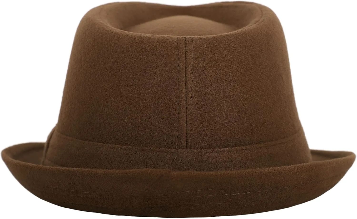 Men's Classic Manhattan Structured Trilby Fedora Hat for Women
