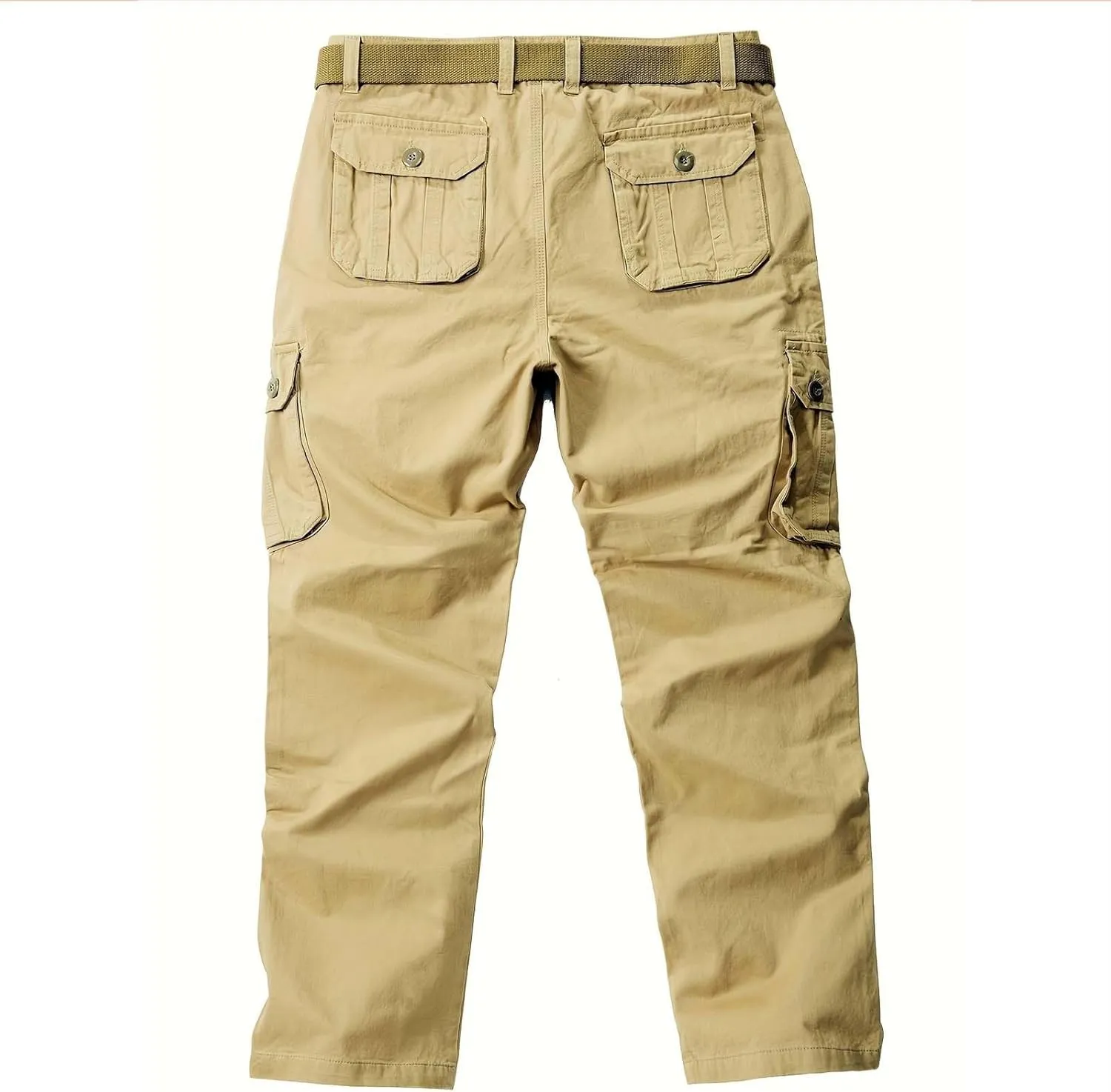 Mens Hiking Pants Outdoor Mens Cargo Pants Casual Lightweight Joggers Work Pants Multi-Pocket Military Pants