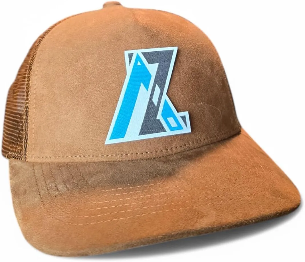 Men's Trucker Hat - Suede Snapback 5-Panel Cap, Mesh Back, Stylish Baseball Cap for Casual Wear, Outdoor & Everyday Fashion