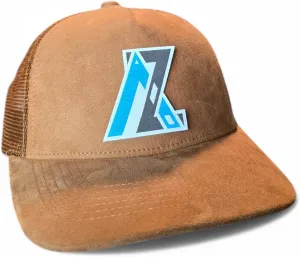 Men's Trucker Hat - Suede Snapback 5-Panel Cap, Mesh Back, Stylish Baseball Cap for Casual Wear, Outdoor & Everyday Fashion