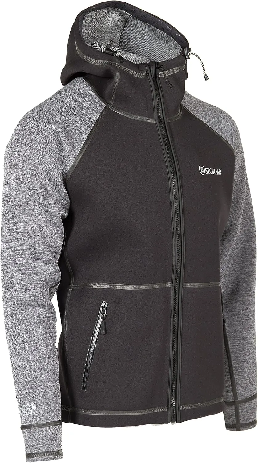 Men's Typhoon Neoprene Waterproof Windproof Warm Comfortable Maneuverable Foul Weather Jacket