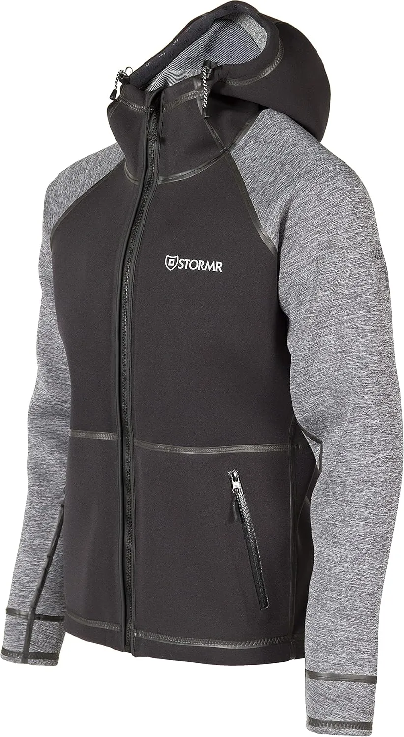 Men's Typhoon Neoprene Waterproof Windproof Warm Comfortable Maneuverable Foul Weather Jacket