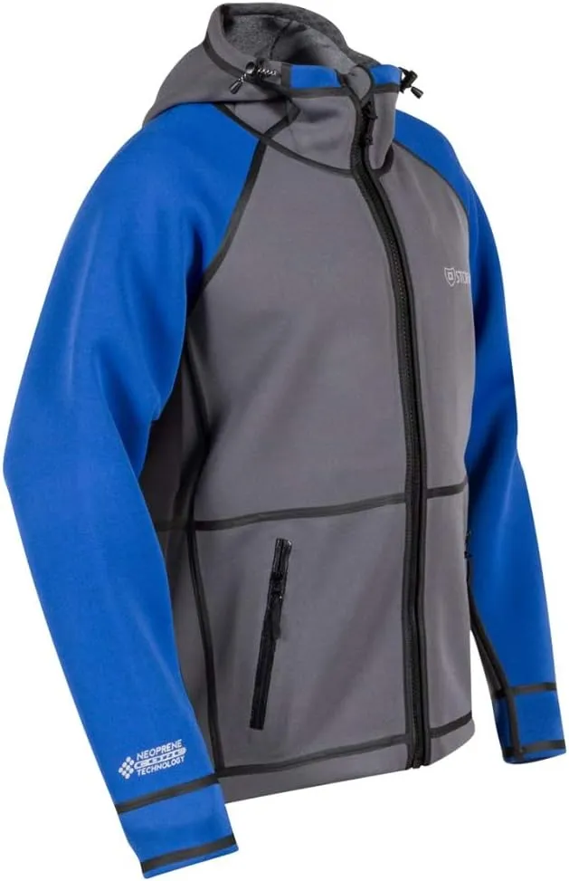 Men's Typhoon Neoprene Waterproof Windproof Warm Comfortable Maneuverable Foul Weather Jacket