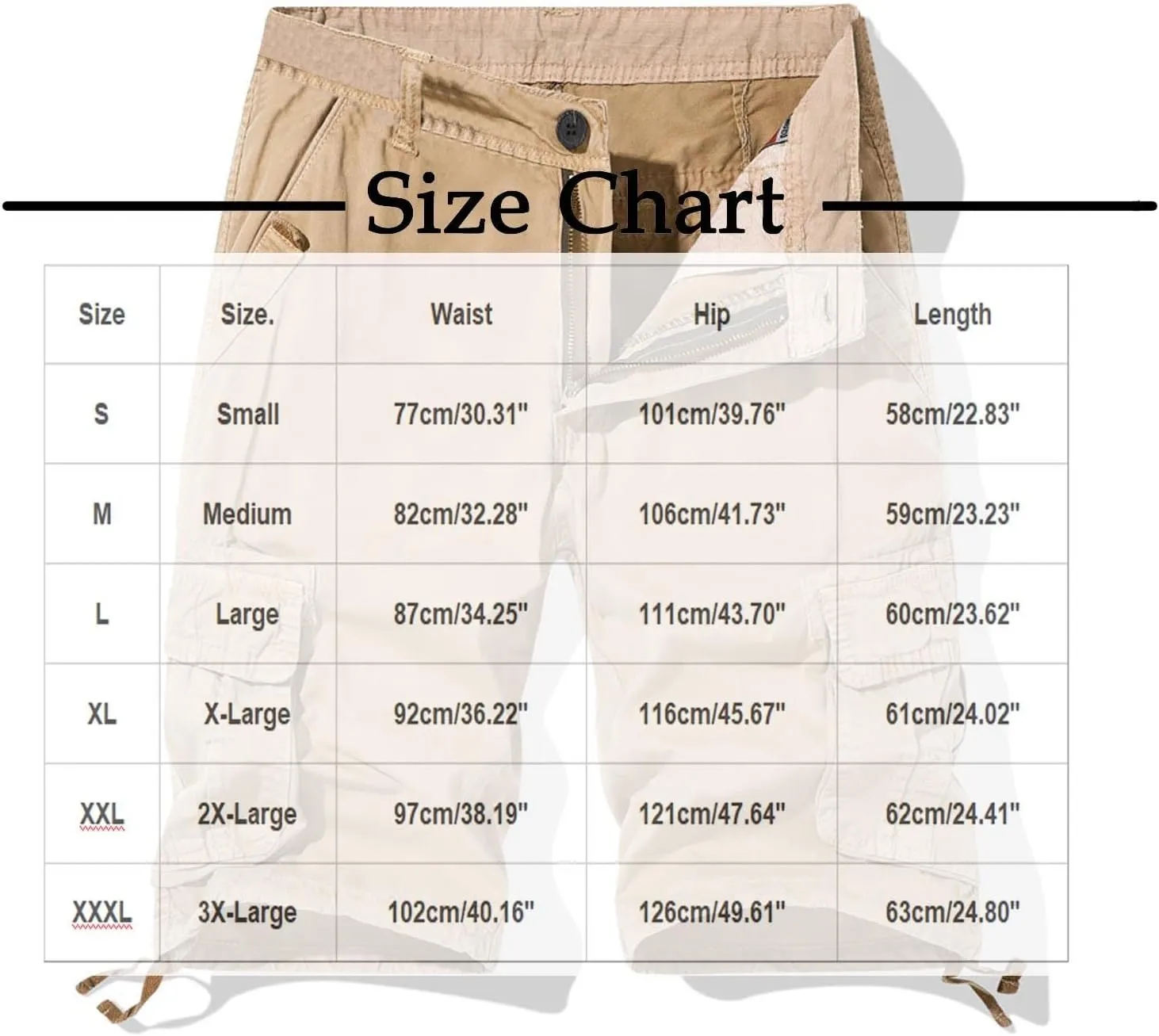 Men's Workout Cargo Shorts with Pockets Quick Dry Button Zipper Athletic Gym Running Elastic Casual Hiking Trunks