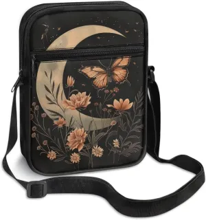 Messenger Bag for Women Lightweight Adjustable Crossbody Bag Compact Sling Satchel Casual Purse for Travel Everyday