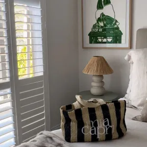 MIA CAPRI | VACAY BAG - NAVY STRIPE