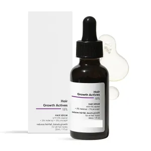 Miini,malist Hair Growth Serum With 3% Redensyl, 3% Anagain, 3% Procapil, 5% Capixyl & 4% Baicapil 18% Hair Growth Actives | For Hair Fall Control | For Men & Women | 30 ml