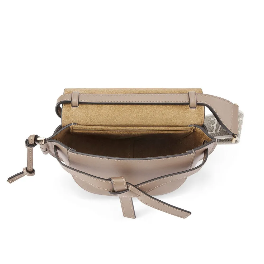 Mini Gate Dual bag in soft calfskin and jacquard