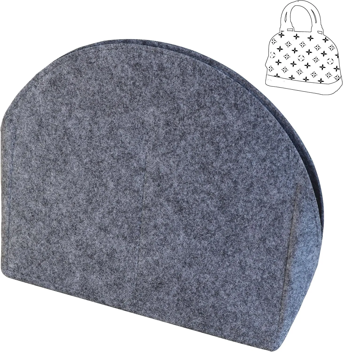 MISIXILE Felt Purse Alma BB PM Organizer Insert Shell Tote Organizer for Women Fits Alma BB PM Insert