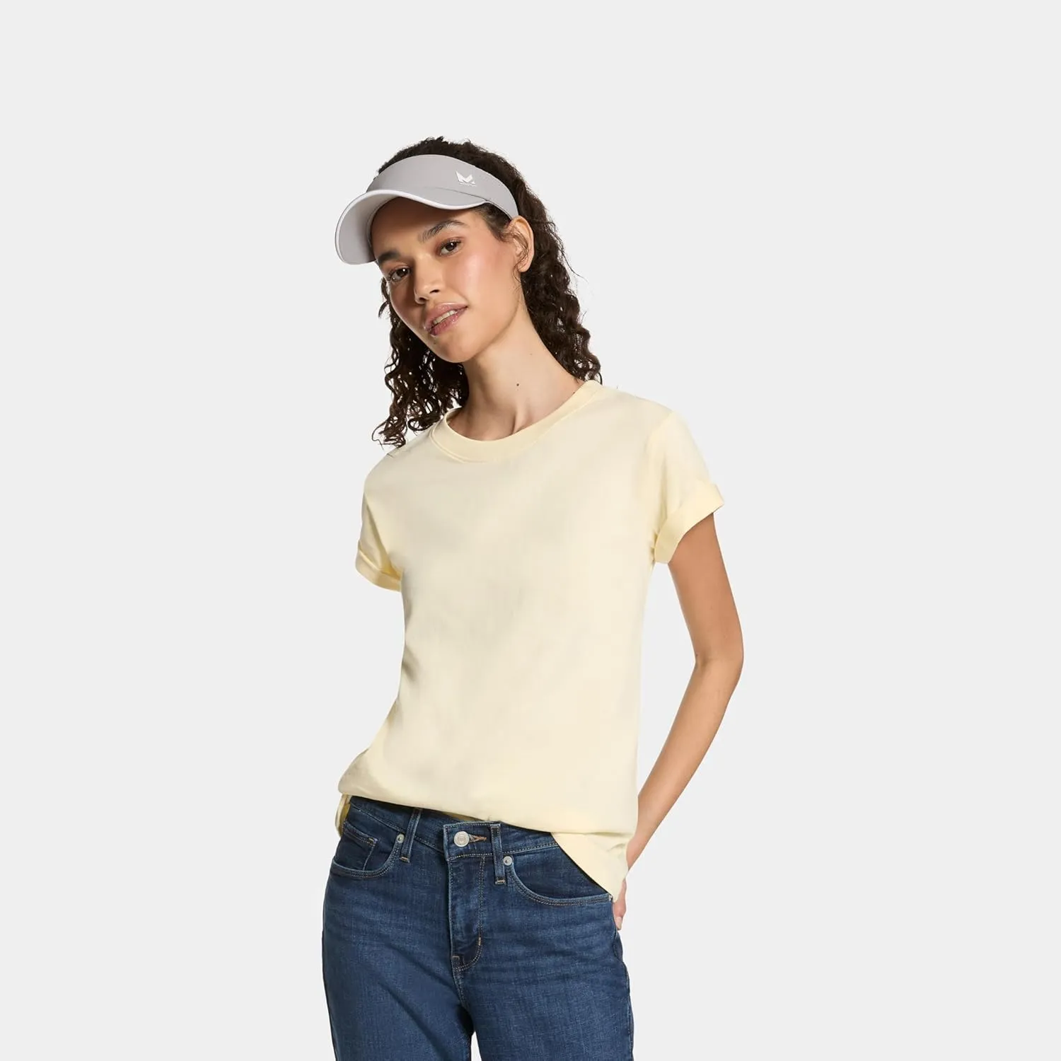 MISSION Structured Cooling Visor - Unisex One Size Cap for Tennis, Golf & Running - Lightweight & Durable