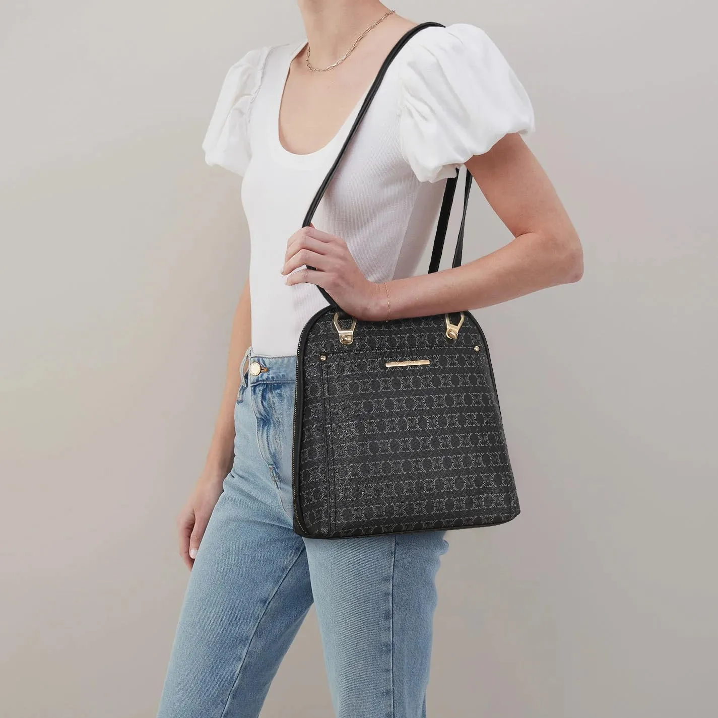 MKP COLLECTION Womens Convertible Backpack Purse Multi-Pocket Handbag Fashion Designer Ladies Shoulder Bag for Travel Work