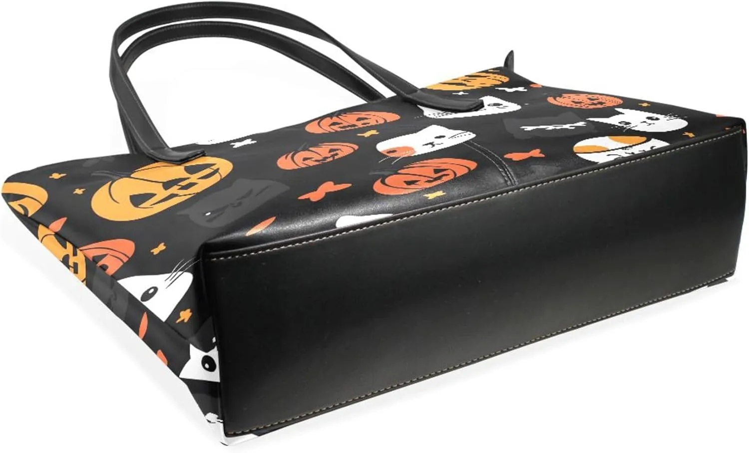 MNSRUU Tote Bag Pumpkin Rose Purses and Handbags