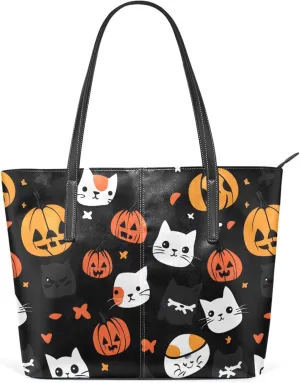 MNSRUU Tote Bag Pumpkin Rose Purses and Handbags