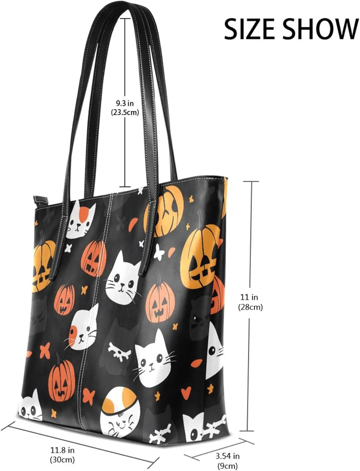 MNSRUU Tote Bag Pumpkin Rose Purses and Handbags