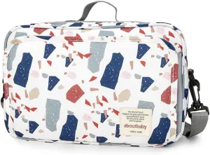 MOMIGO Baby Diaper Caddy Bag - Diaper Caddy Tote Baby Stroller Bag Nursery Storage Bin for Diapers, Wipes & Toys Mini Diaper Bag for Outdoor (Multi-colors)
