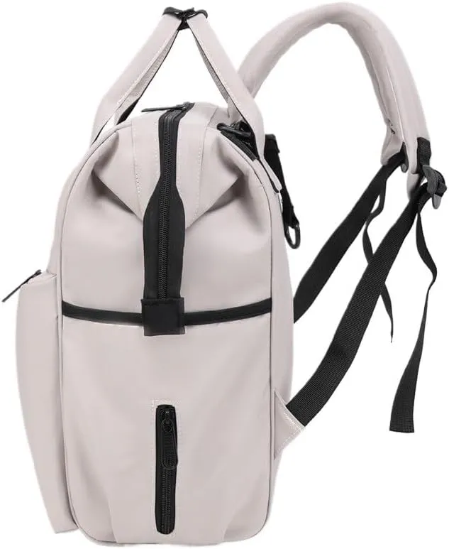 Mommy Bag, Nylon Waterproof Cloth Bag, Women's Backpack For Going Out(Black)
