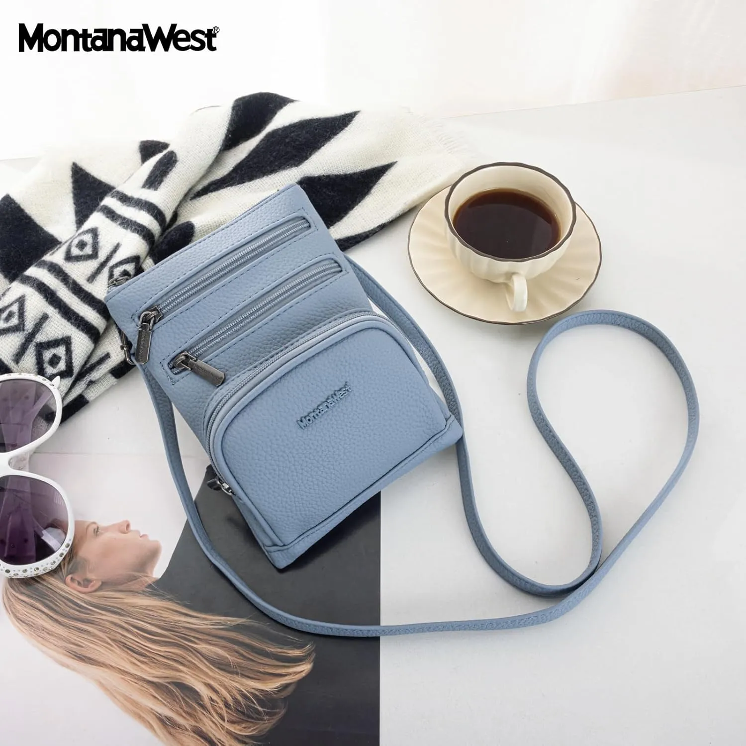 Montana West Small Crossbody Bag for Women Multi-Pocket Crossbody Purse
