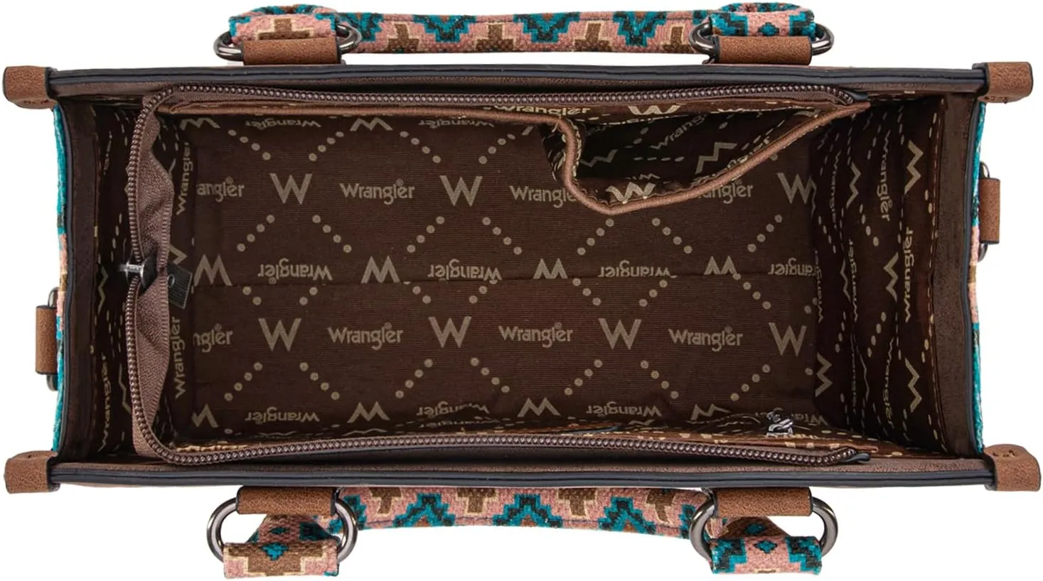 Montana West Wrangler Tote Bag for Women Western Retro Purse Top Handle Handbags with Aztec Strap