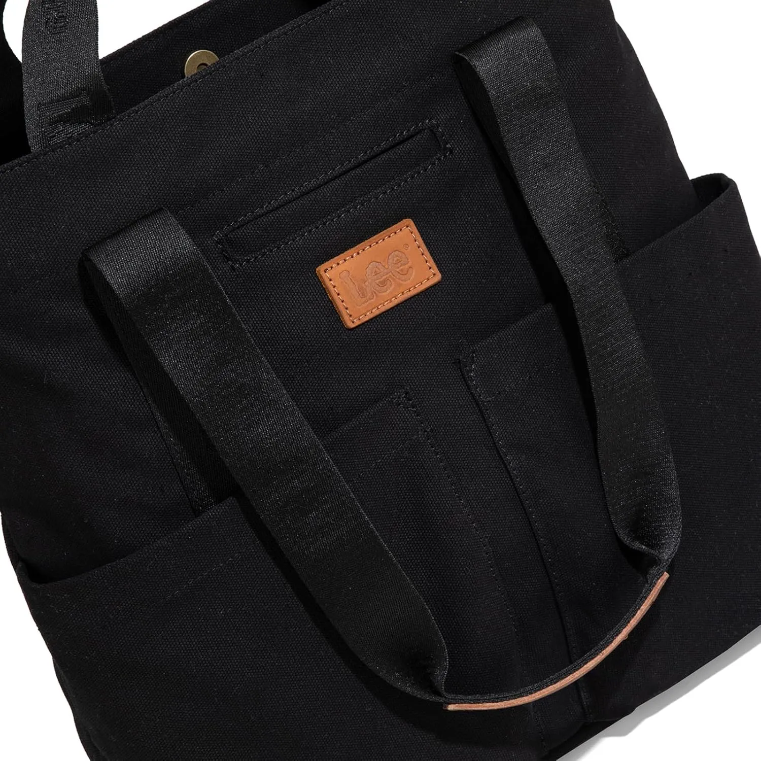 Montana West x Lee Canvas Tote Bag for Women with 2 Front Pockets Top-Handle Handbag & Shoulder Bag