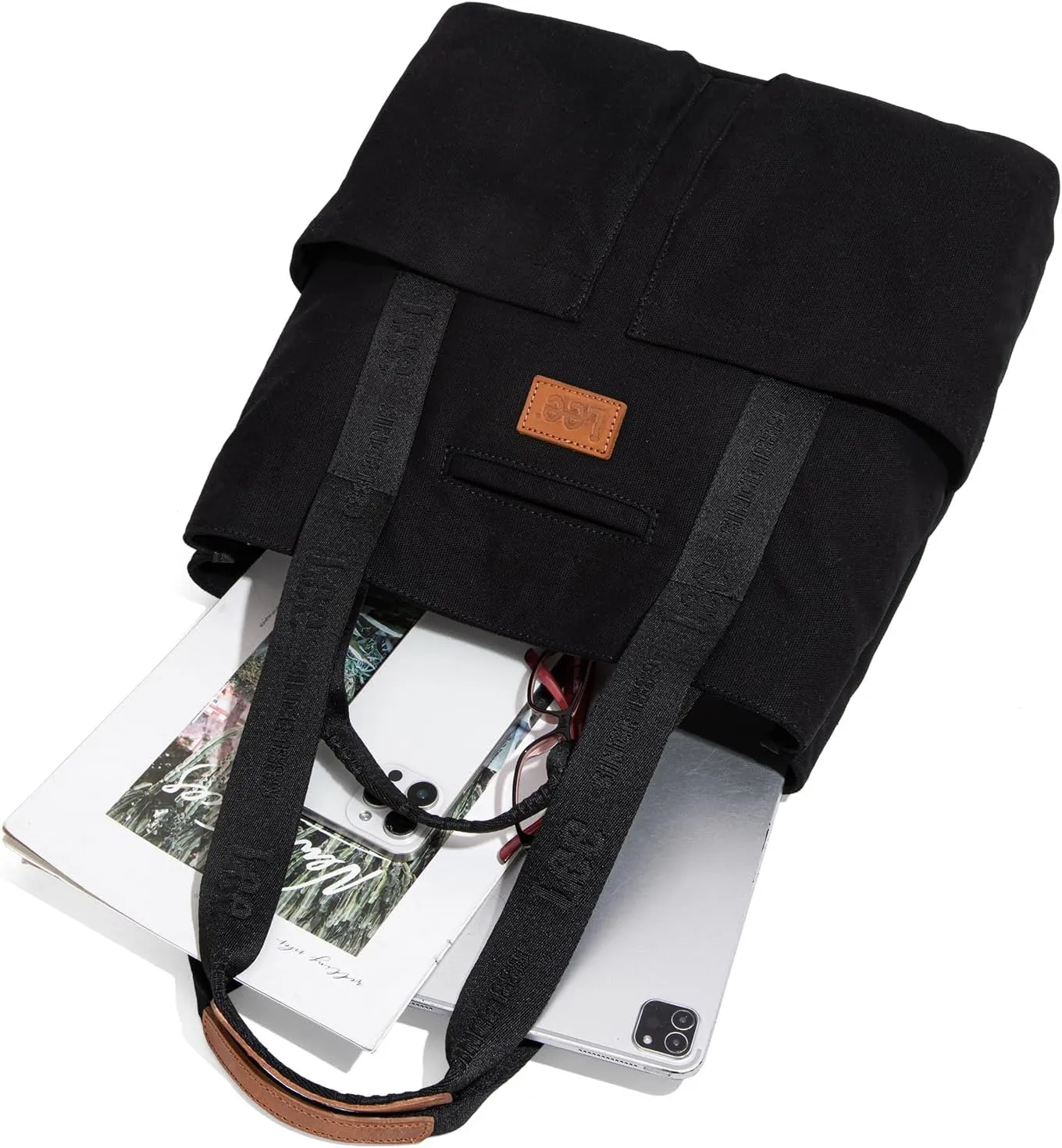 Montana West x Lee Canvas Tote Bag for Women with 2 Front Pockets Top-Handle Handbag & Shoulder Bag