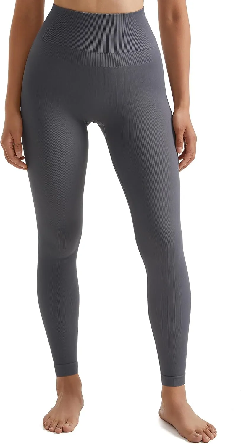 MOOSLOVER Seamless Butt Lifting Workout Leggings for Women High Waist Yoga Pants Compression Contour Tights