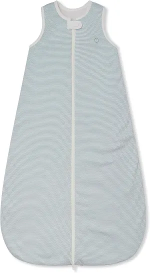 MORI Baby Premium Sleep Sack in Blue Stripe for Toddler Boys & Girls - Cotton & Bamboo from Viscose - 1.5 TOG, Gentle on Sensitive Skin - 0-6 Months