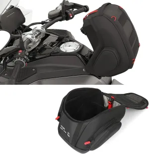 Motorcycle Waterproof Fuel Tank Bag 12L Volume Fits for BMW R1300GS Adventure R 1300 GS ADV 2024 2025 Travel Storage Bag Nylon Black Backpack Portable Front Tool Bags