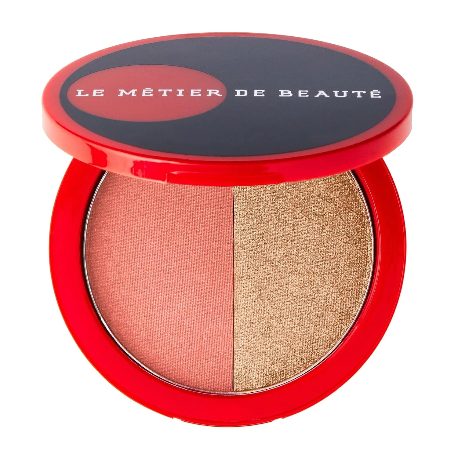MĒTIER Blush Highlighter Duo for a Radiant Glow, Magnetic Compact
