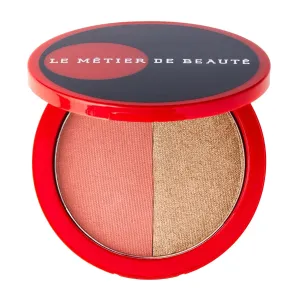 MĒTIER Blush Highlighter Duo for a Radiant Glow, Magnetic Compact