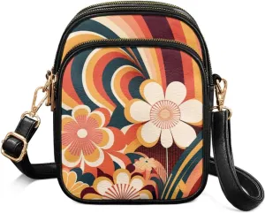 Multi Pocket PU Leather Casual Crossbody Bag for Women