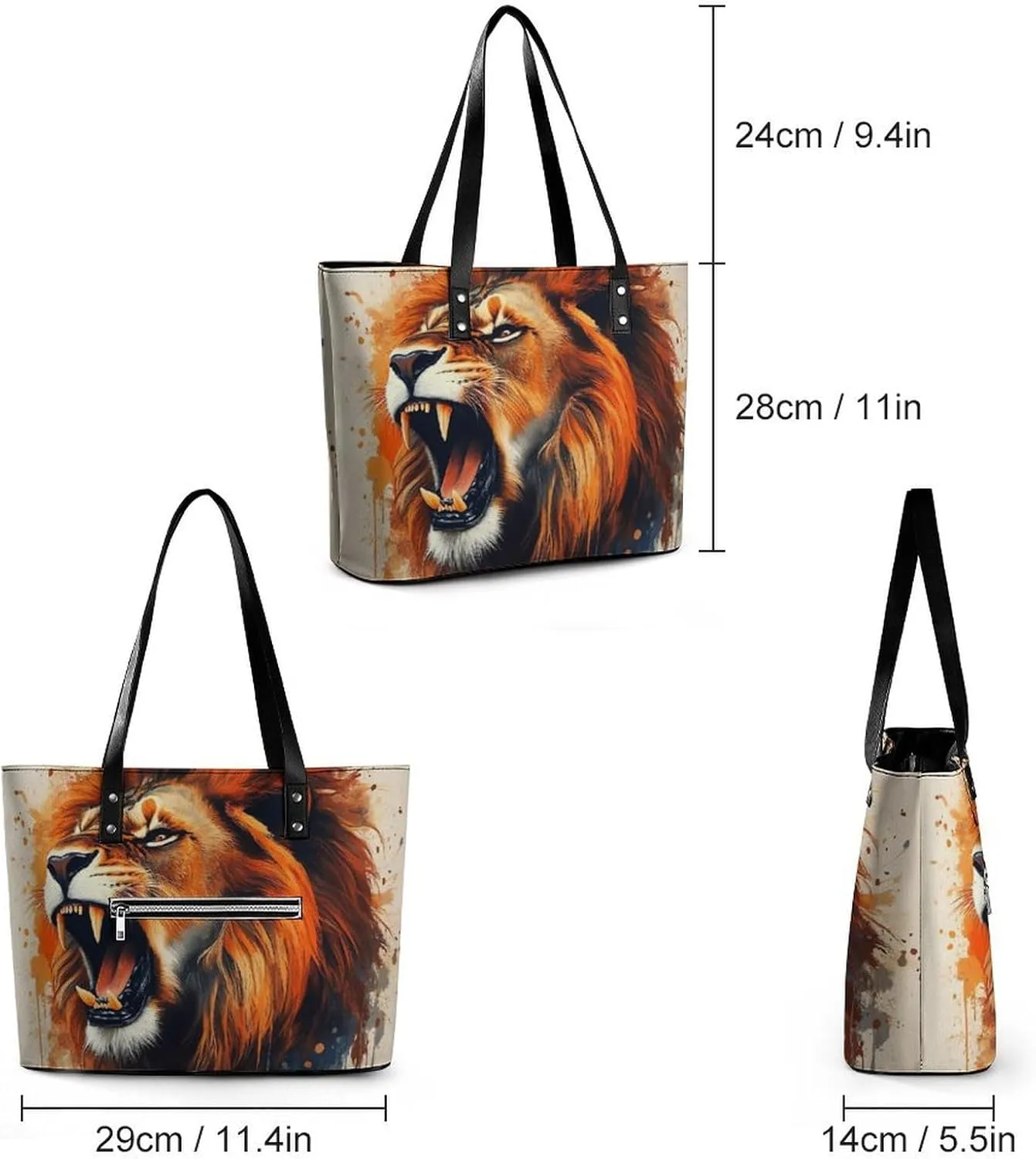 Multifunction Tote Handbags Casual Purse Bags for Women Travel Shoulder Bag
